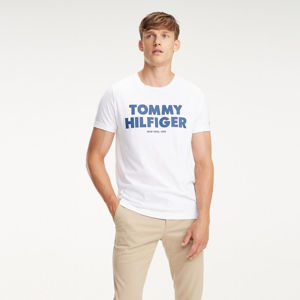 Tommy Hilfiger pánské bílé tričko - L (100)